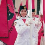 Panji panji kehormatan partai saat memasuki ruang pelaksanaan konferda konfercab pdi perjuangan provinsi gorontalo/MppBonbol.id