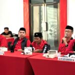 Ketua, sekretaris, bendahara DPC PDI Perjuangan Kabupaten Bone bolango hadiri rapat DPD diperluas. Minggu 14 Desember 2025/MppBonbol.id