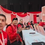 Ketua, Sekretaris dan Bnedahara DPC PDI Perjuangan Kabupaten Bone Bolango - Prov. Gorontalo bersama saat mengikuti Rapat Kerja Nasional I Partai 9-12 Januari 2026. Ancol Jakarta Utara/MPPbonbol.id